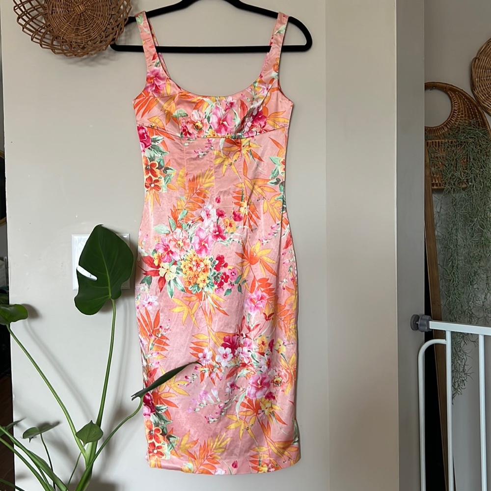 Dolce & Gabbana Pink Floral Dress